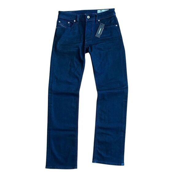 DIESEL Larkee Dark Blue Jeans  NWT Trousers 31 32 - Picture 2 of 7